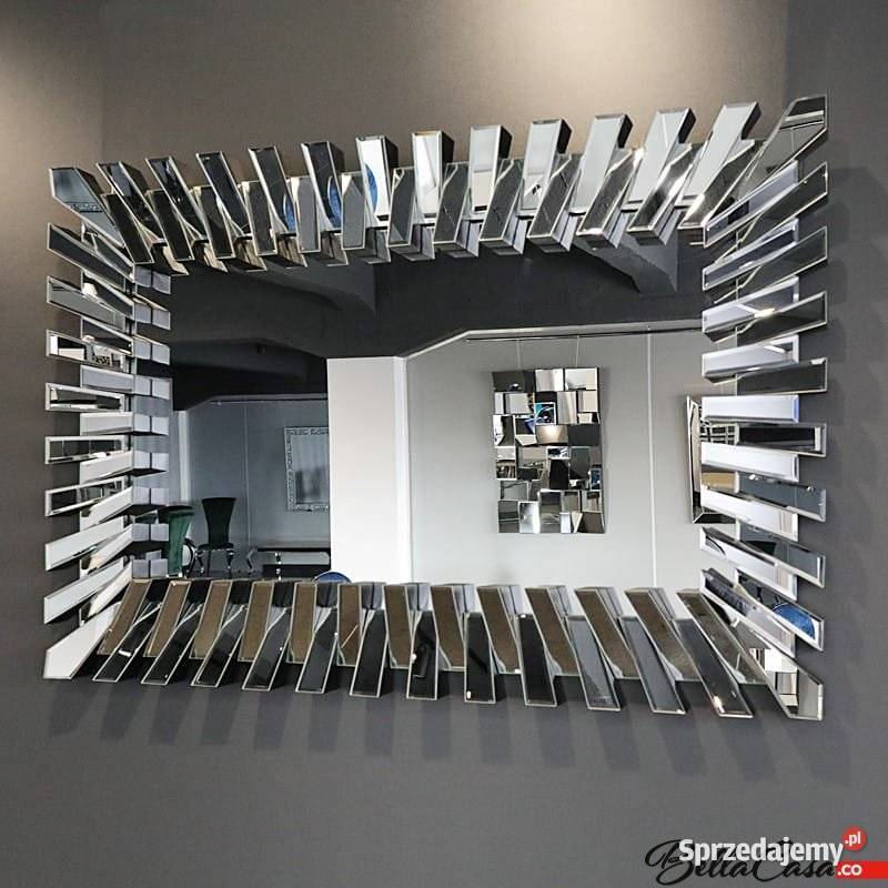 Lustro glamour w stylu nowojorskim do salonu