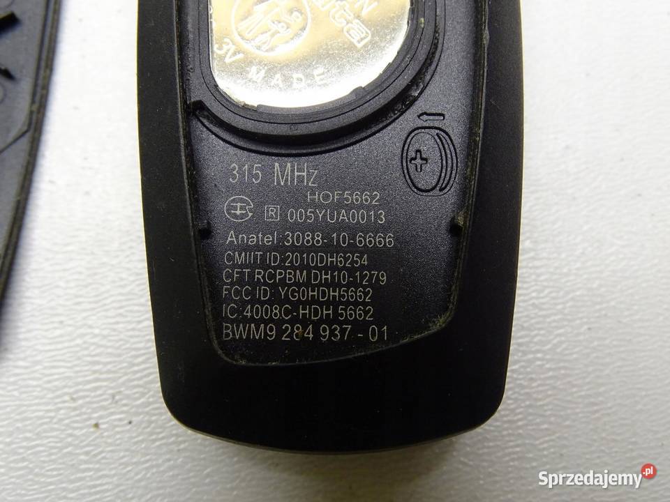 KLUCZYK PILOT WKŁAD BMW F10 F11 9284937 sprzedam