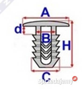 Spinka tapicerki Honda sprzedam