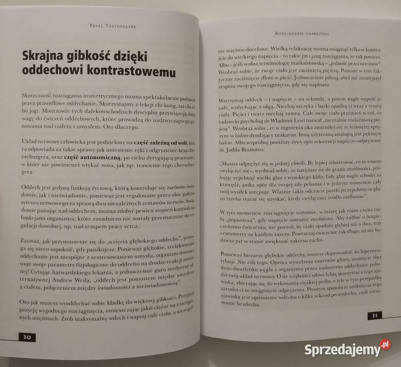 Rozciąganie odprężone Pavel Tsatsouline Poradniki, albumy i reportaże