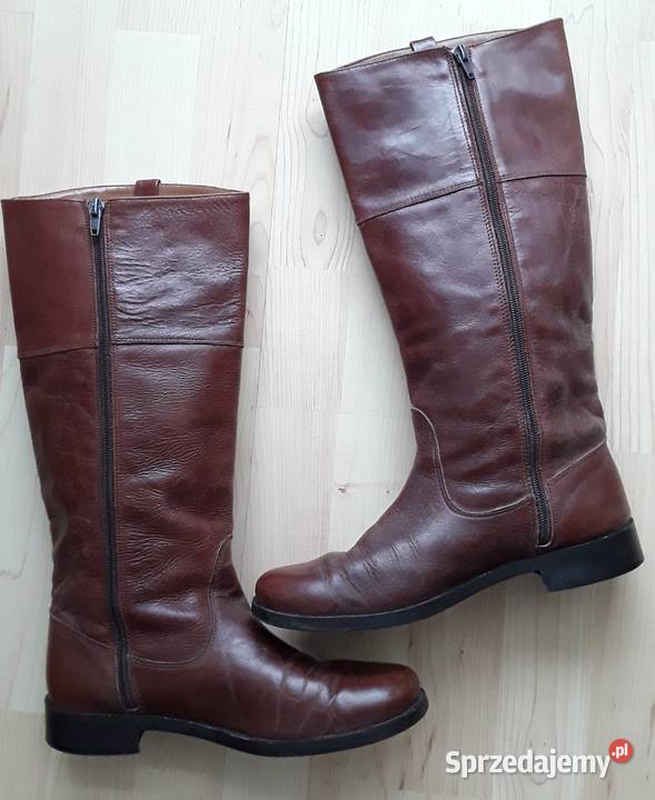 Kozaki skórzane r39 Zara Girls mazowieckie sprzedam