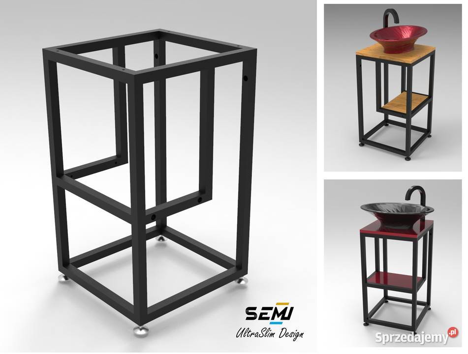 Konsola łazienkowa stelaż pod umywalkę loft Jeżowe