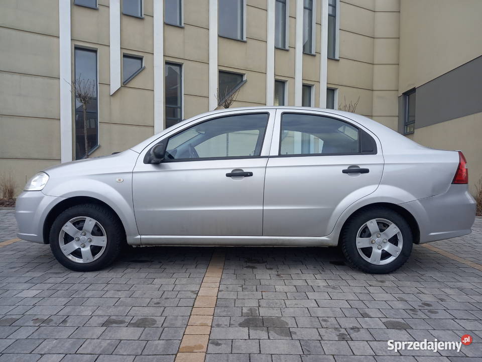 CHEVROLET AVEO 12 LPG 20072008 Sedan Długie lakier metallic