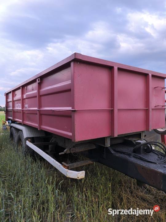 Przyczepa wywrotka tandem 20t solidna kiper nieuszkodzony Maszyny rolnicze
