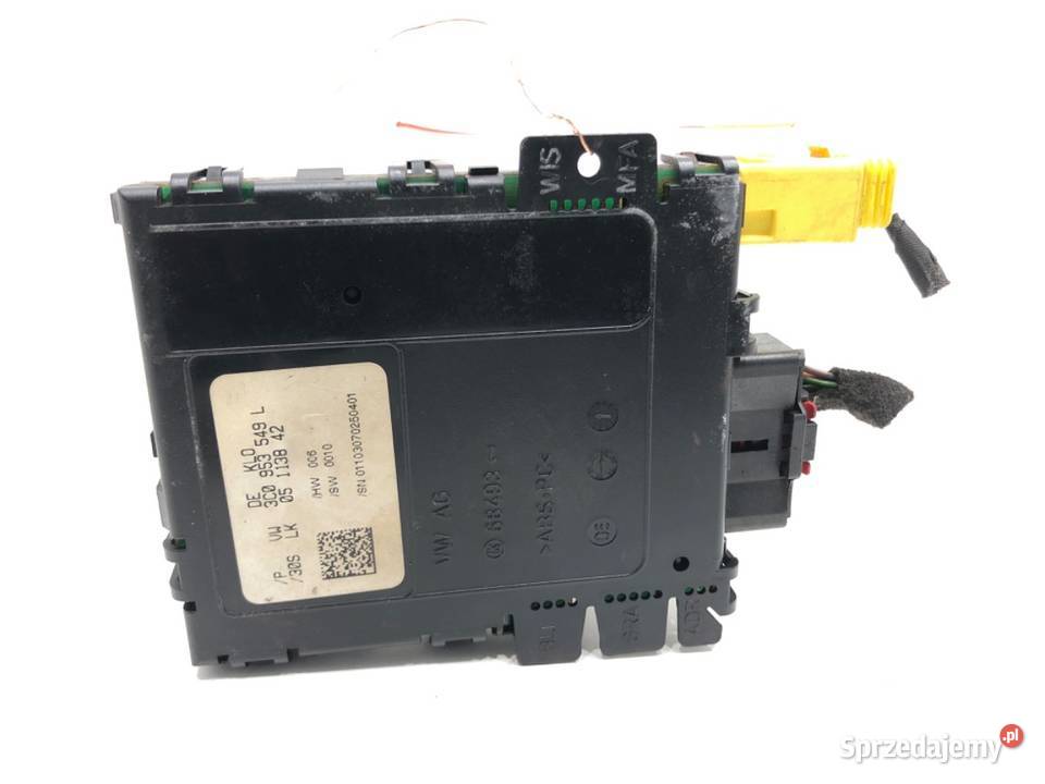 CZUJNIK KĄTA SKRĘTU VW PASSAT B6 3C0953549L 0511