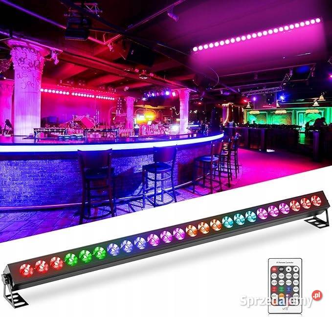 Listwa świetlna LED Stage Wash 80 W 24 diody LED Myszyniec