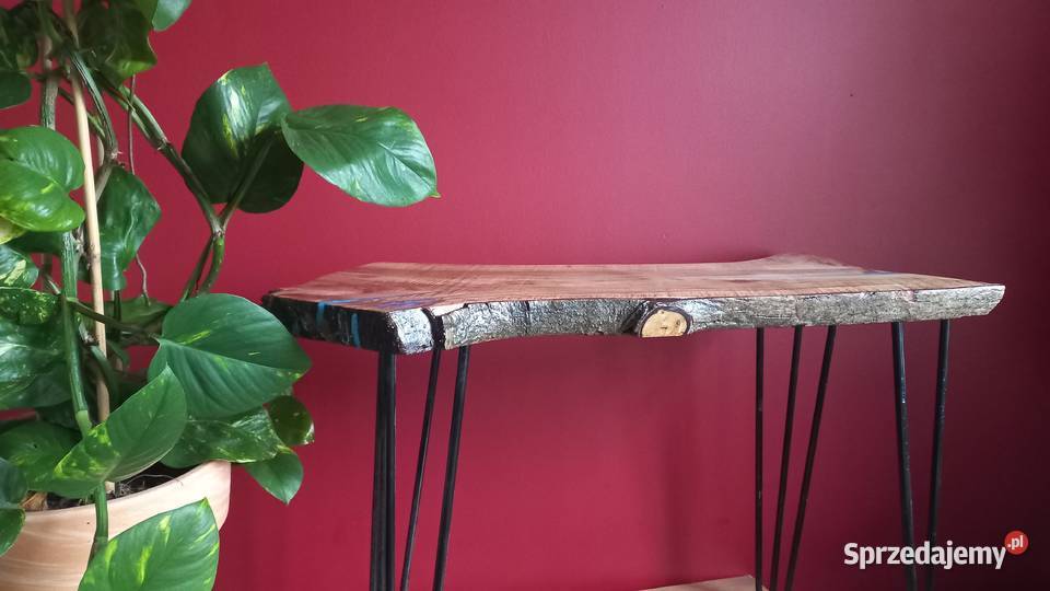 Stoliki kawowe z żywicą epoksydową ręcznie Warszawa