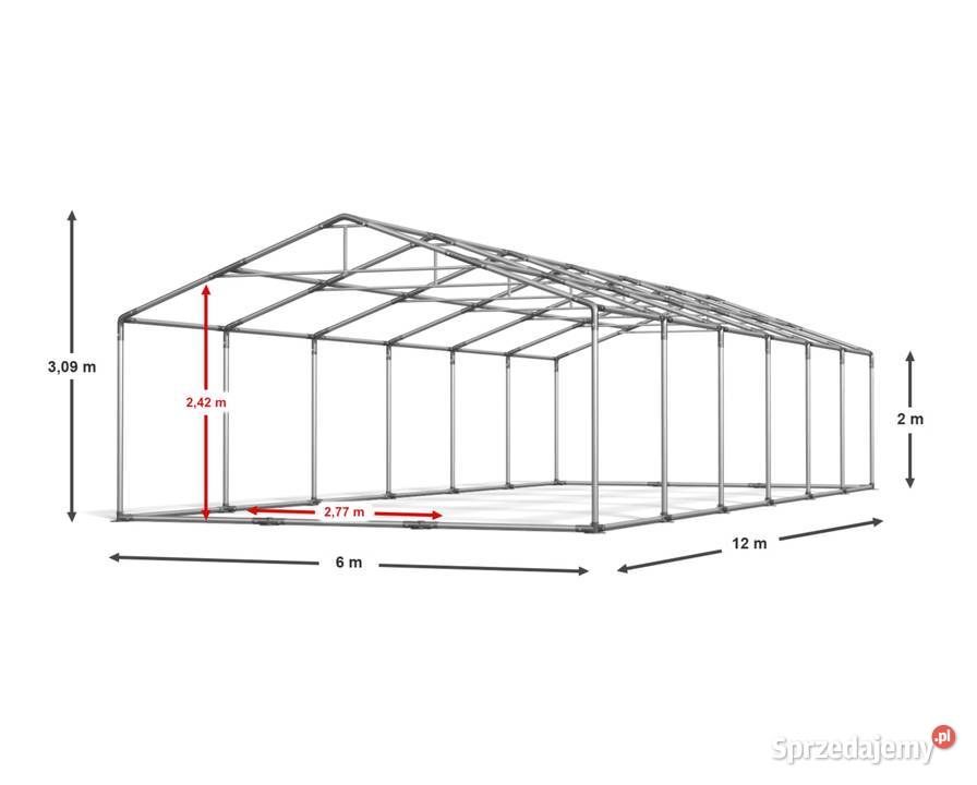6x12x2m Namiot wystawowy mocny ogrodowy wesela Katowice