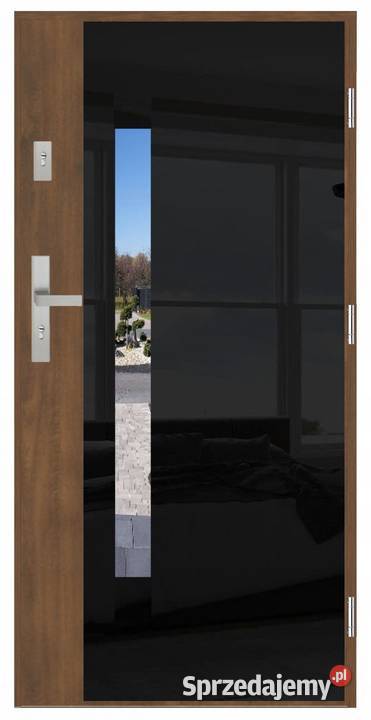 Drzwi wejściowe 72mm SICP GLASS XL PREMIUM Ciemniewo