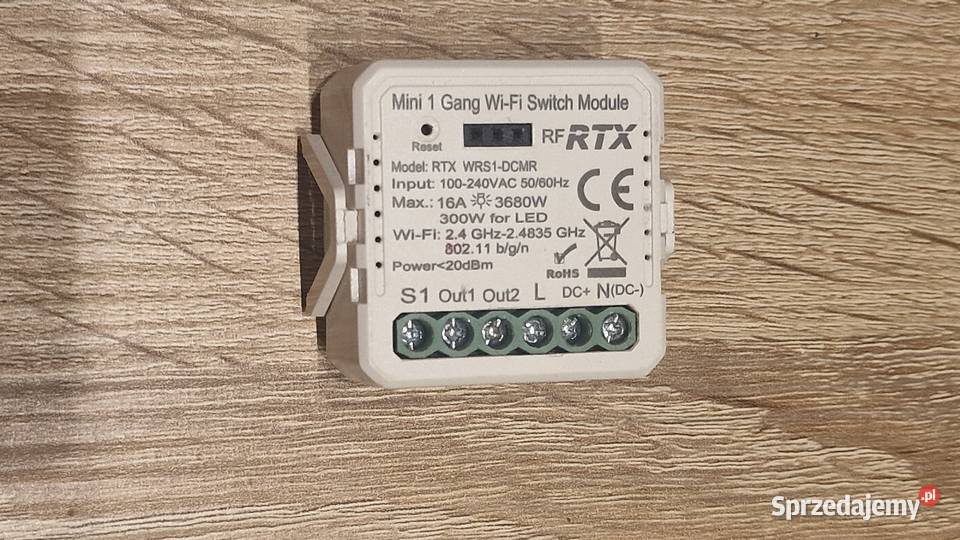 WIFI Switch Module Mini Tuja RTX 16A Lubań