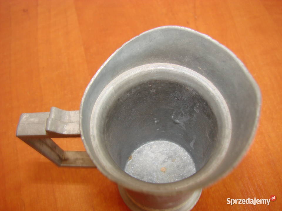 mały cynowy dzbanek pomorskie Pruszcz Gdański