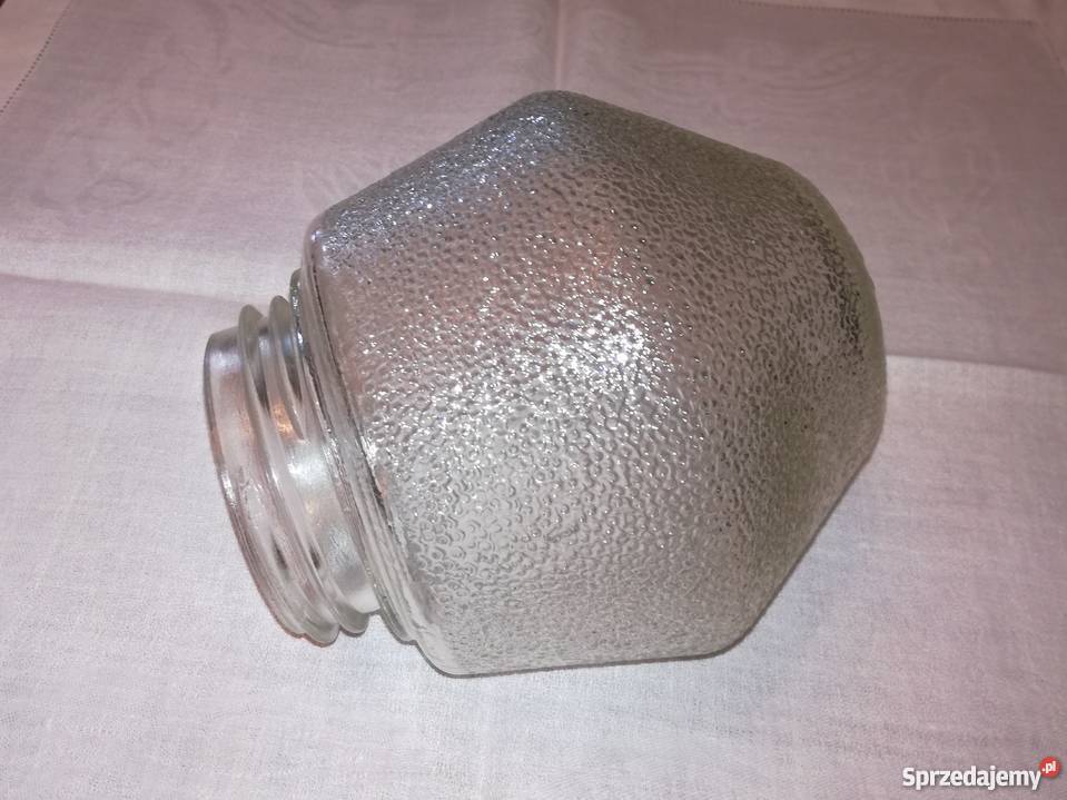Stary szklany klosz kula wczesny PRL super do sprzedam