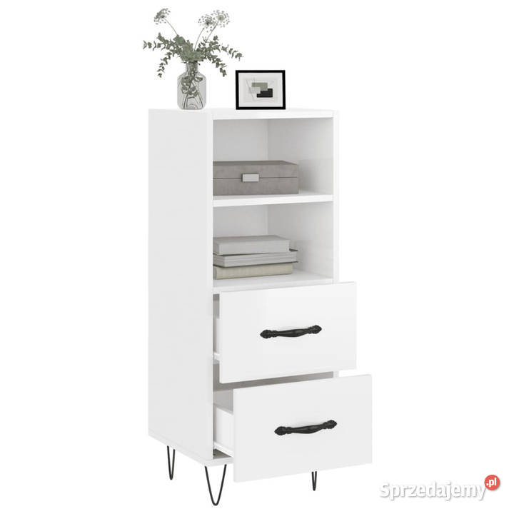 Szafka biała połysk 345x34x90 materiał Meble Warszawa