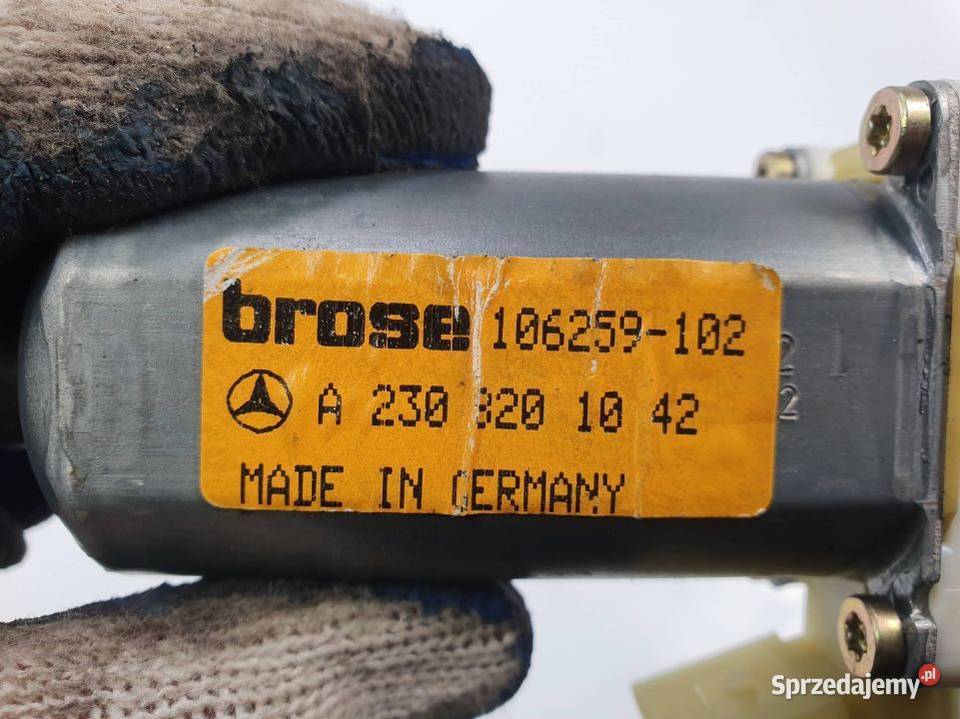 SILNICZEK SZYBY LP MERCEDES SL500 R230 Lipno