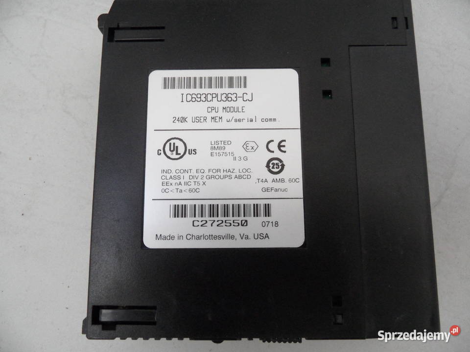 GE Fanuc IC693CPU363 CPU MODULE Olsztyn