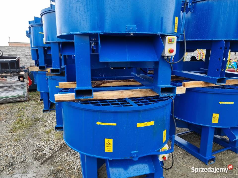 Betoniarka hydrauliczna okrągła 600L
