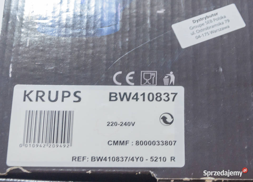 Czajnik elektryczny Krups BW410837 15L z sprzedam