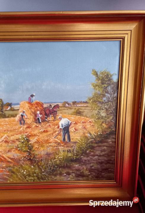 Obraz olejny sygnowany