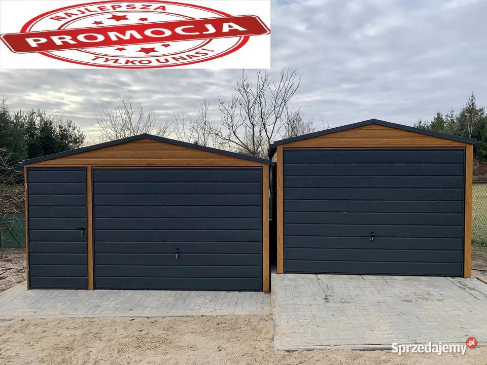 Producent garaży blaszanych Transport i montaż