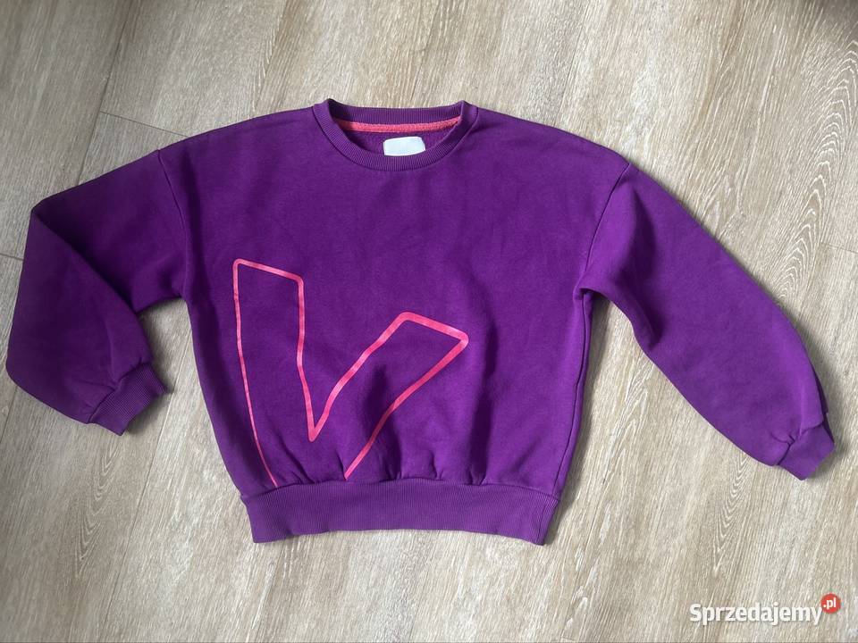 Bluza dziewczęca 140 fioletowa bluza dziewczęca mazowieckie Wyszków
