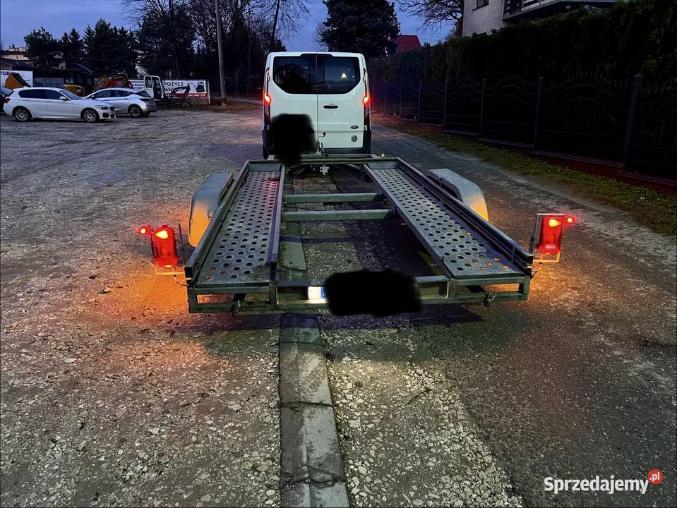 Przyczepa laweta DMC 2600 ładowność 2100 Rok produkcji 2004 Motoryzacja Tarnów