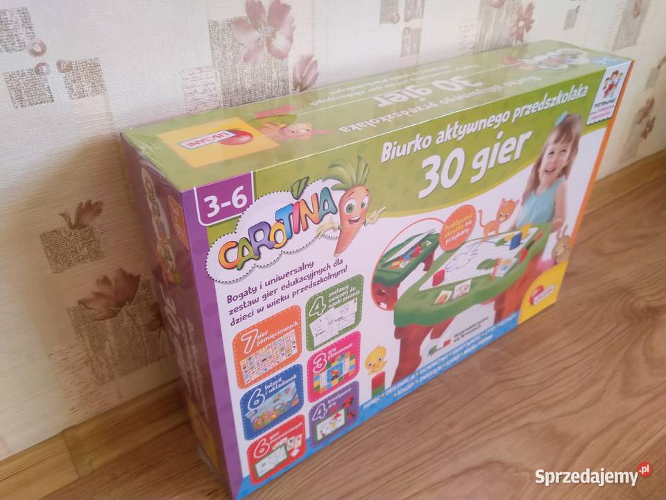 NAJTANIEJ Kreatywne Biurko Przedszkolaka z Grami sprzedam