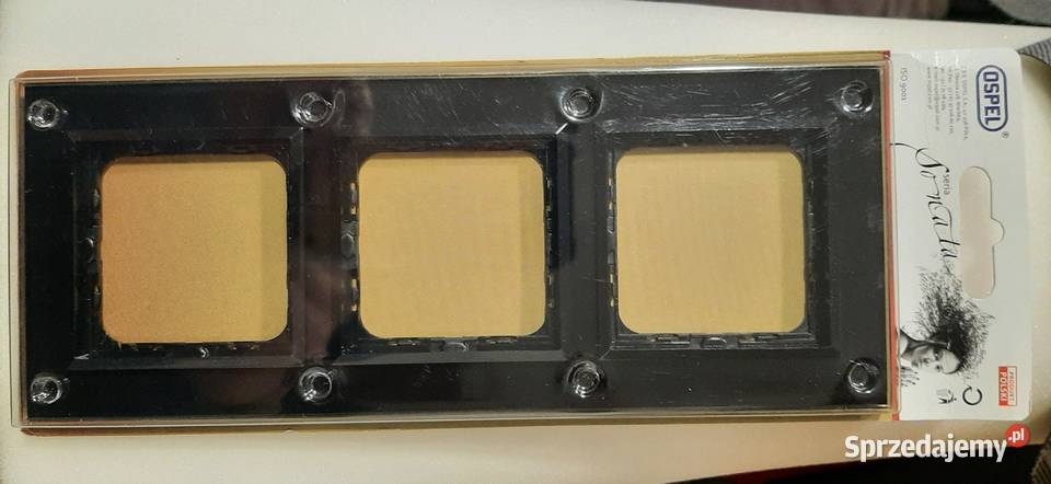 ospel ramka potrójna szkło łódzkie Tomaszów Mazowiecki