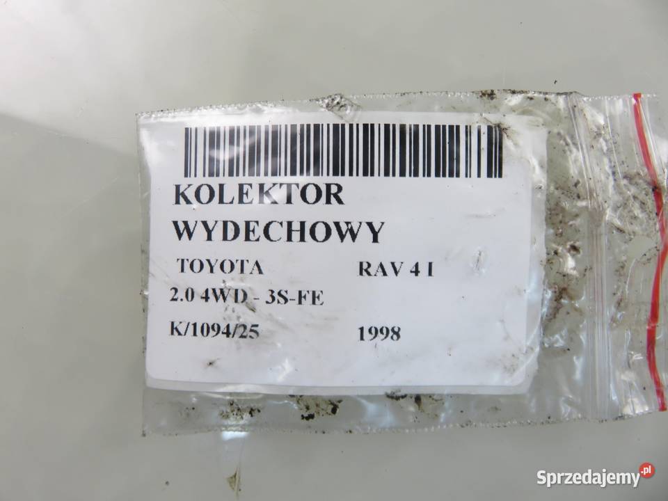 KOLEKTOR WYDECHOWY TOYOTA RAV 4 I 20 Układ wydechowy małopolskie
