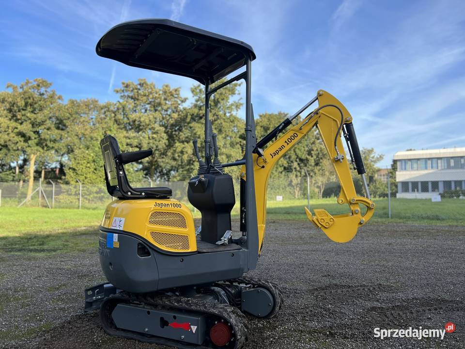 Minikoparka JAPAN 1000 silnik Kubota Gunter Poniatowa