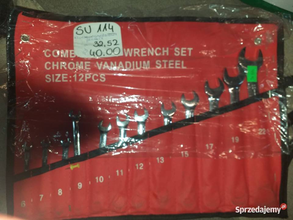 ZESTAW 12 KLUCZY PŁASKICH Gliwice