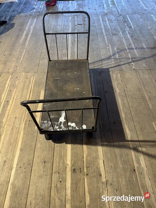 Wózek platformowy 4kołowy magazynowy ciężki Byczyna