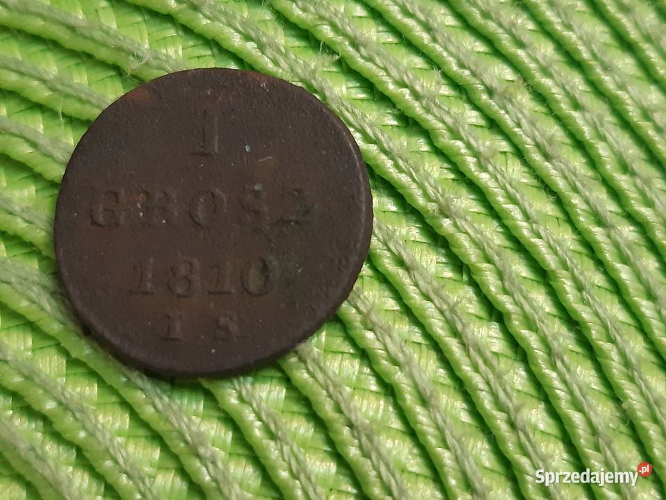 moneta Księstwa Warszawskiego z 1810r podlaskie Łomża sprzedam