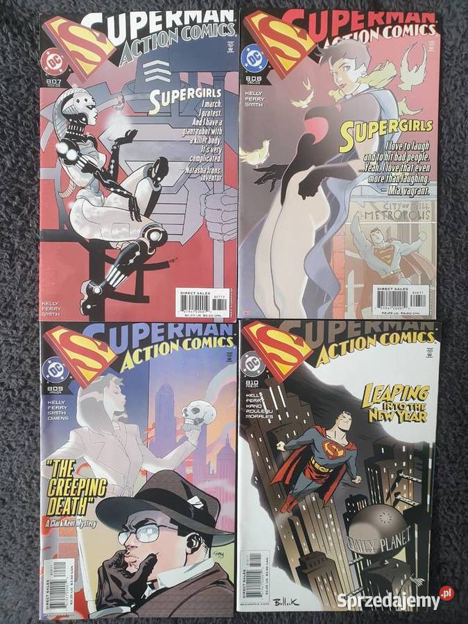 Superman Action Comics zestaw 24 komiksów DC USA pomorskie Gdynia