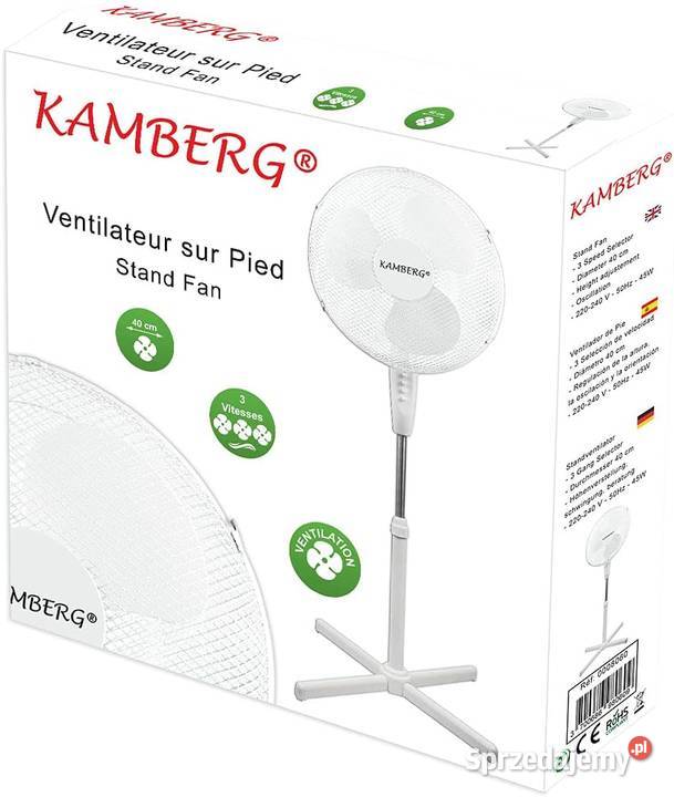 Wentylator Kamberg 40 3 biegi podłogowy Szczerbice