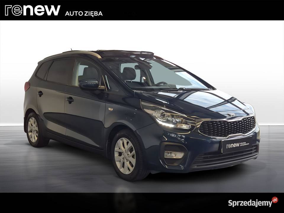 KIA Carens 16 GDI M Szklany dach Salon Serwis niebieski Katowice