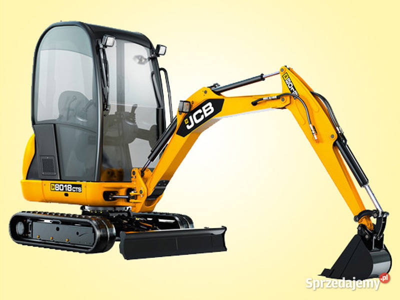 JCB 8018 2013r 1900mth GWARANCJA Możliwość wielkopolskie Gniezno