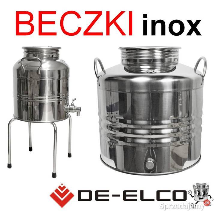 Bańka nierdzewna inox BECZKA z kranem 30L na Siemianowice Śląskie