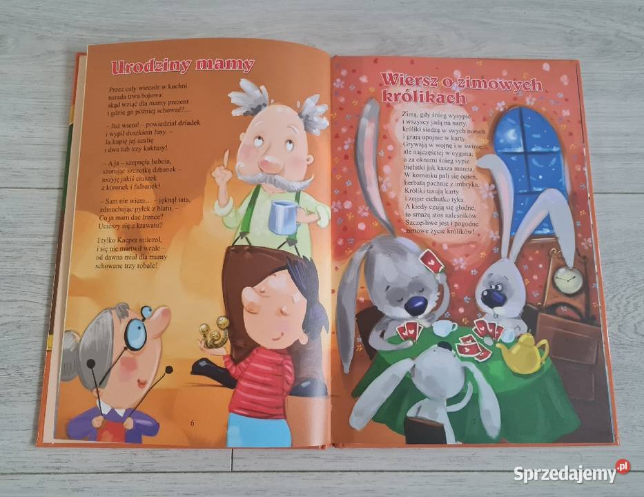 Książeczka bajki wiersze Książki Małych I Dużych
