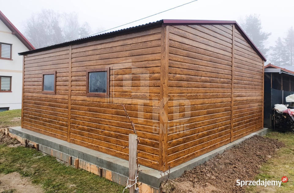 Garaż Blaszany 6x6 2x Brama uchylna mazowieckie Radom sprzedam