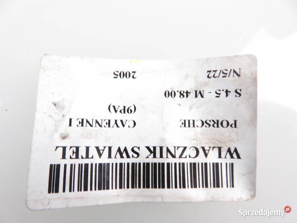 WŁĄCZNIK ŚWIATEŁ PORSCHE CAYENNE I 7L5941531B osobowe małopolskie