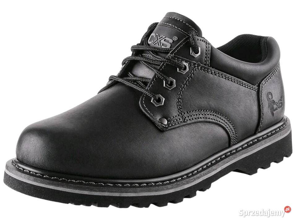 Skórzane czarne półbuty CXS Road Lovel r 43