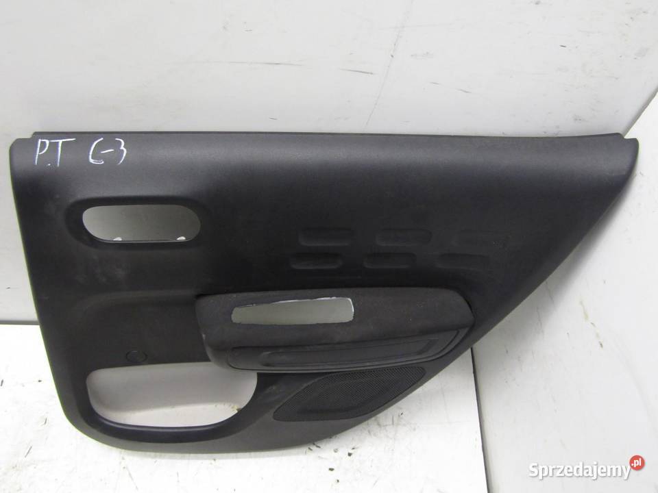 BOCZEK TAPICERKA DRZWI PRAWY TYŁ CITROEN C3 III osobowe lubelskie