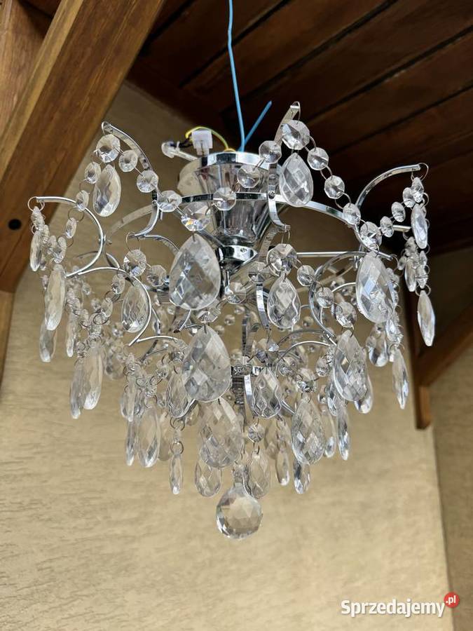 Żyrandol kryształowy lampa wisząca sufitowa Garwolin