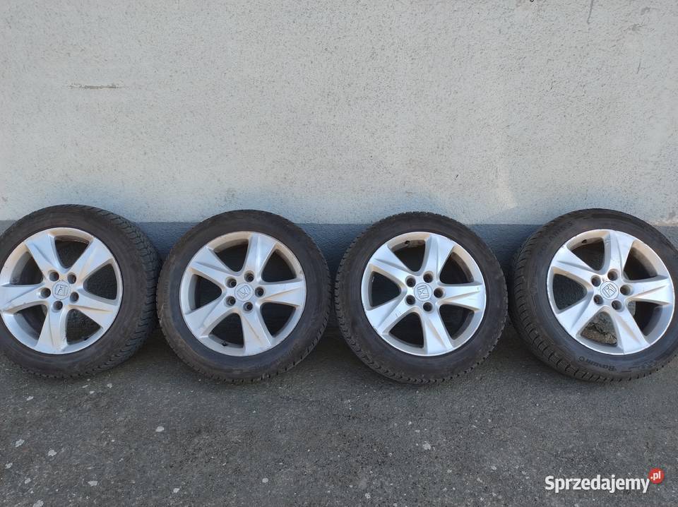 Koła alu R17 21555 Honda Accord opony zimowe Koła Węgrzce Wielkie sprzedam