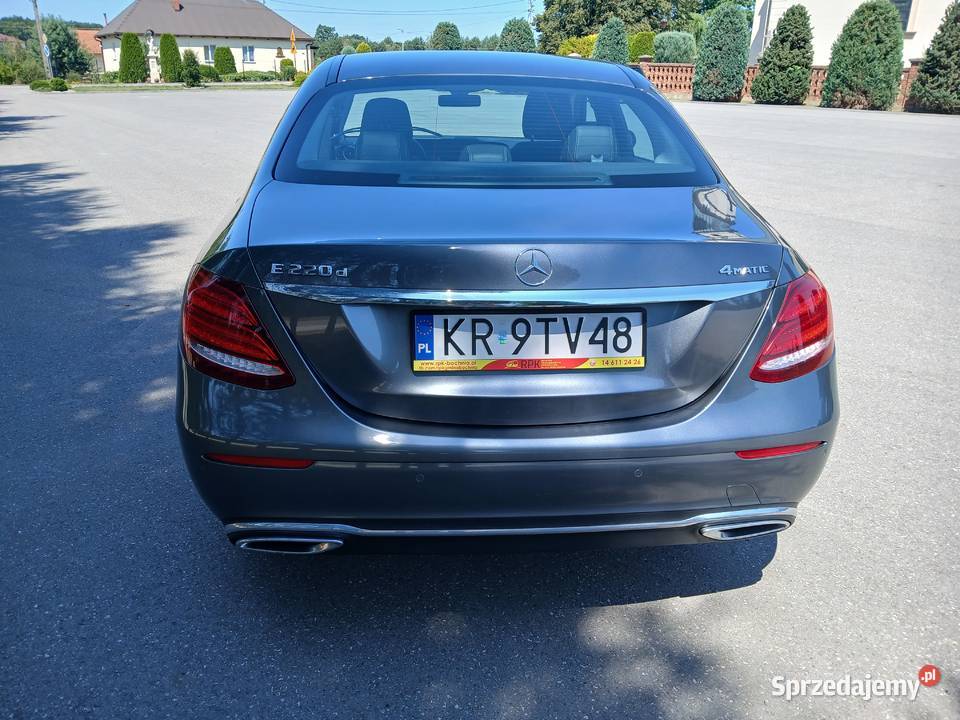 MercedesBenz Klasa E 220 d 4Matic 9GTRONIC salon małopolskie Bochnia