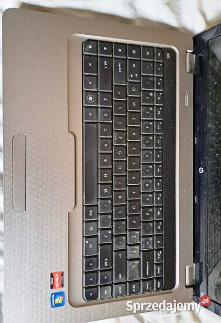 Uszkodzony laptop HP G62 na części wizualnie dolnośląskie Siemianice