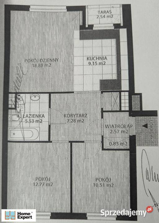 3pok 68met Chrobrego KOMÓRKAOGRÓDMP Lutynia Sprzedaż