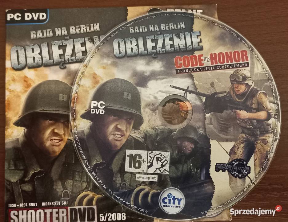 Oblężenie Rajd na Berlin Code Of Honor 2 gry PC Elbląg