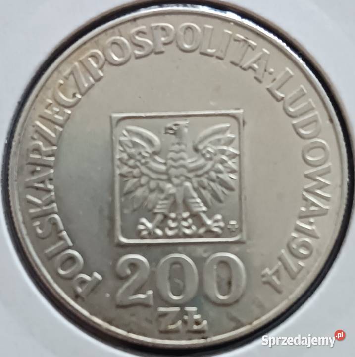 200 XXX Lat PRL Mapka 1974 r 9 UNC Konin