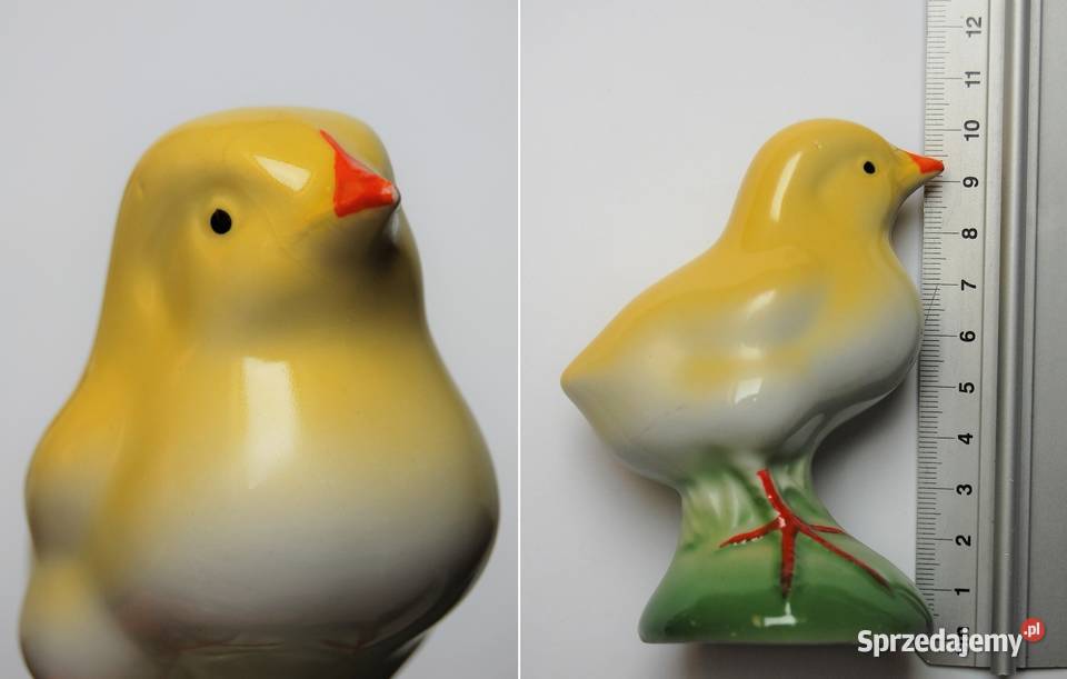 Kurczak pisklak figurka porcelana Ćmielów Porcelana i szkło lubelskie Lublin